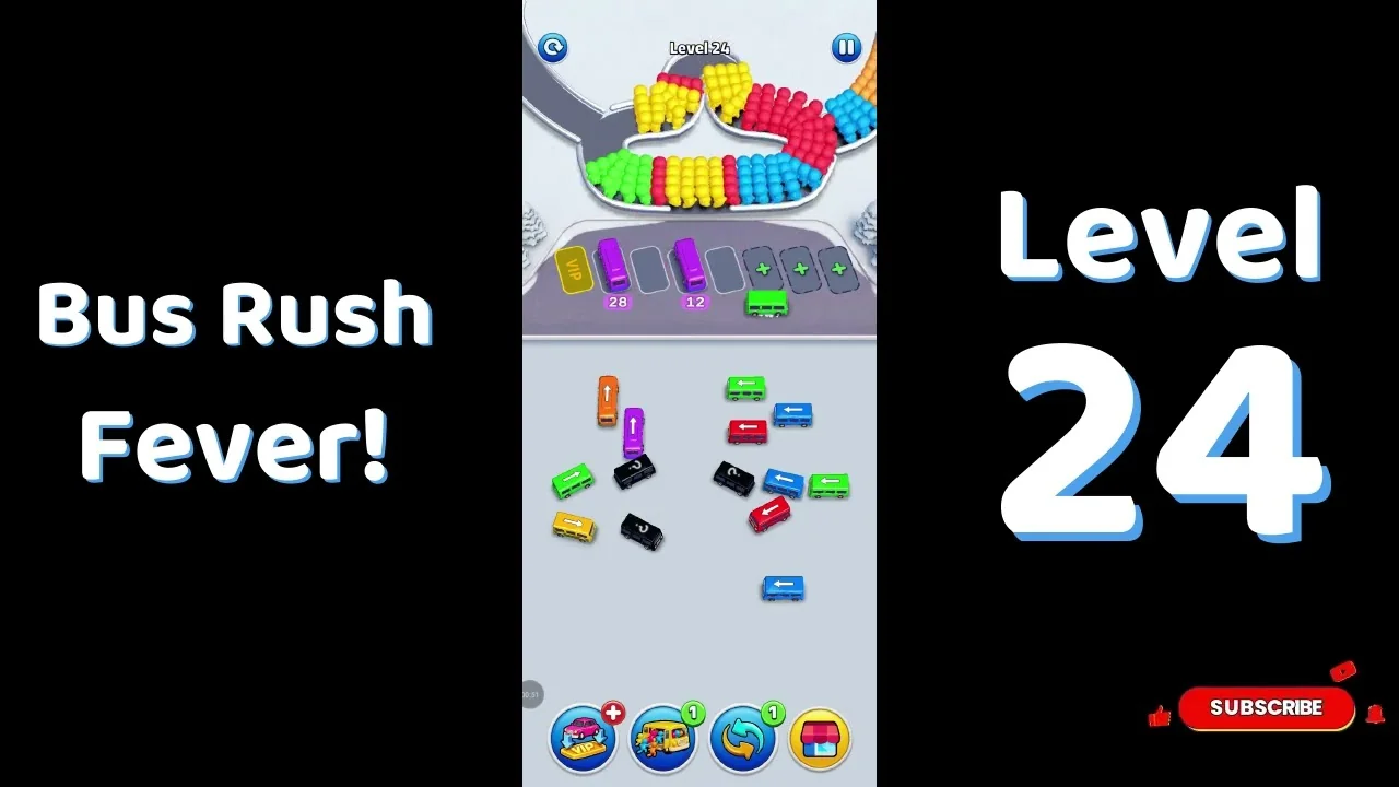 Bus Traffic Fever Level 24 board