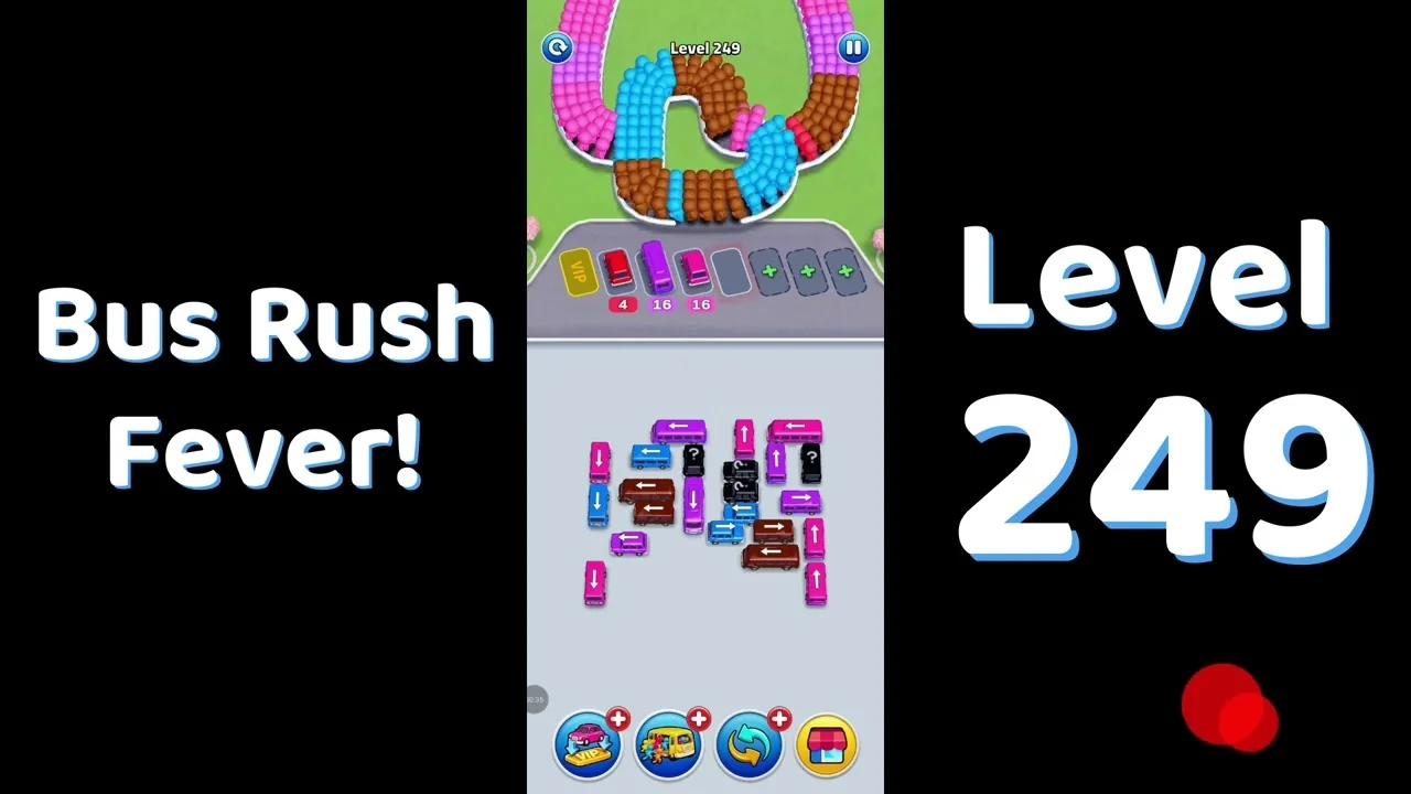 Bus Traffic Fever Level 249 board