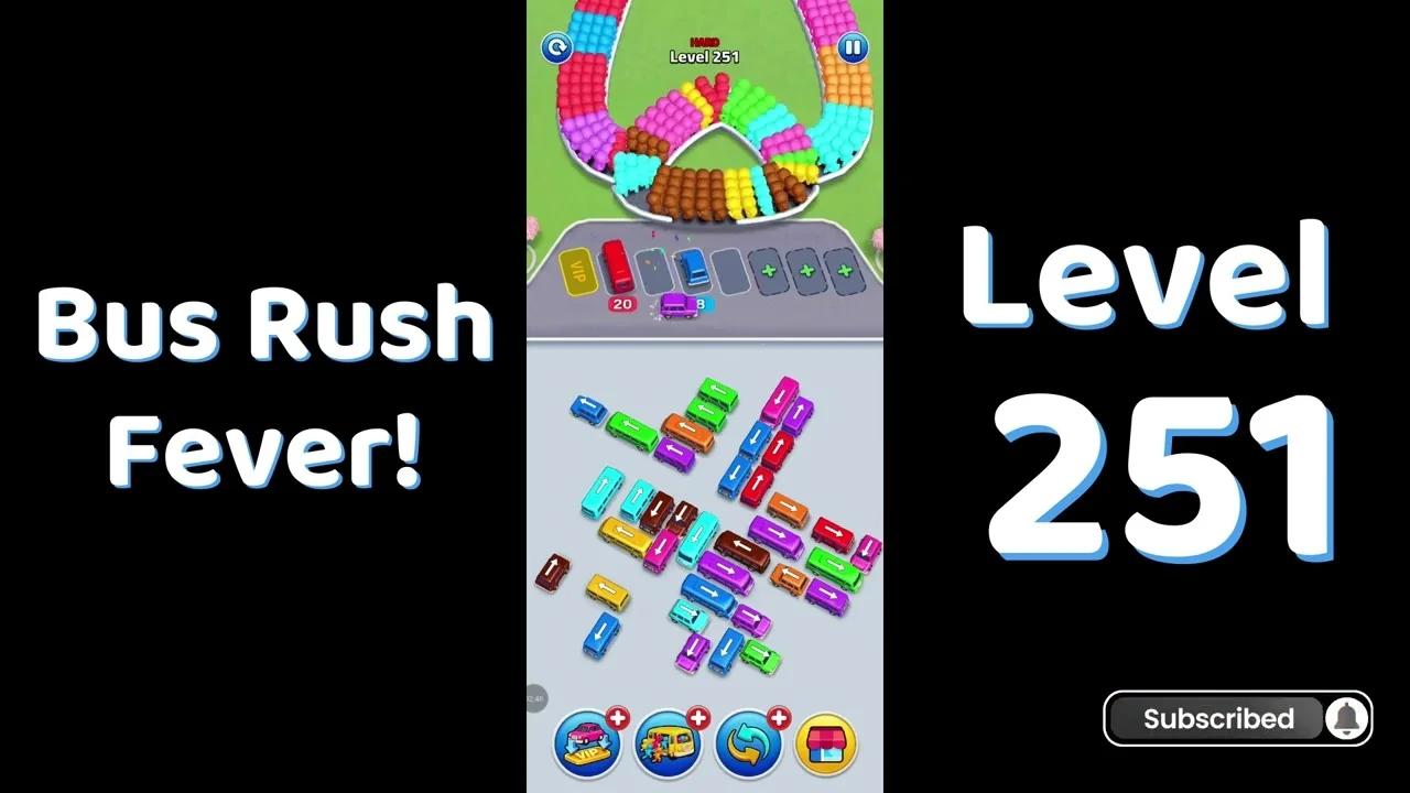 Bus Traffic Fever Level 251 board