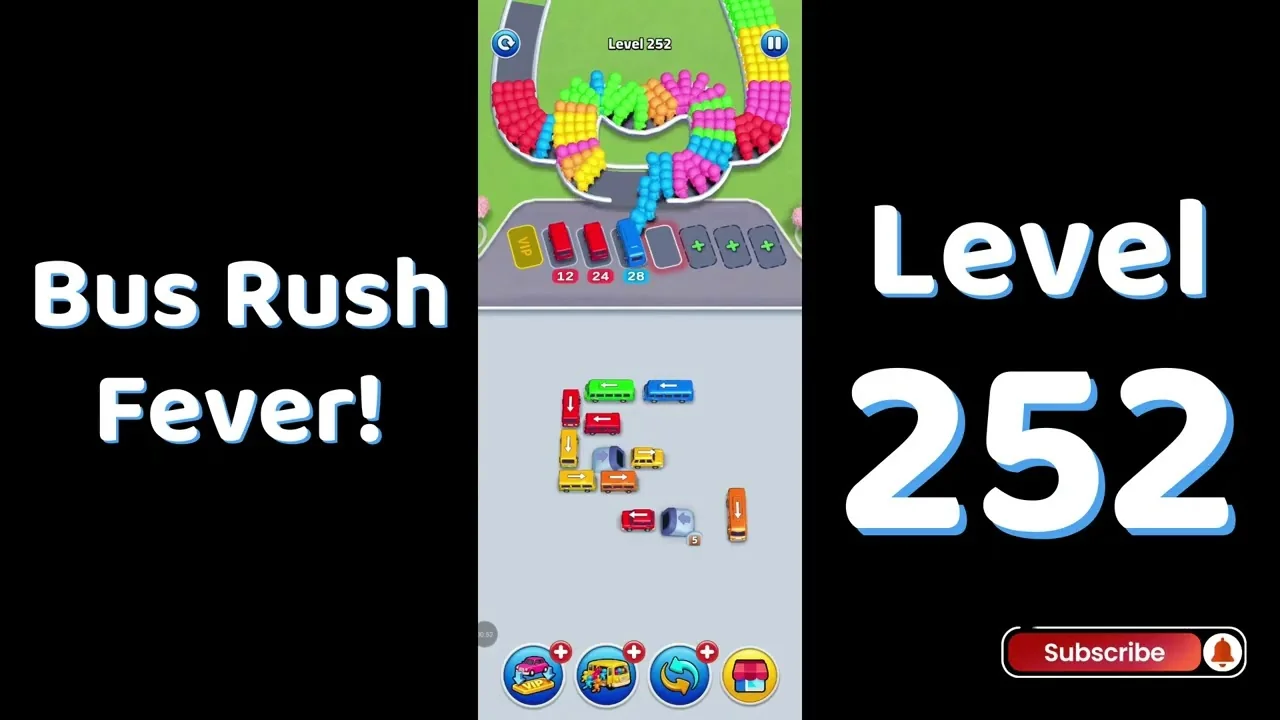 Bus Traffic Fever Level 252 board