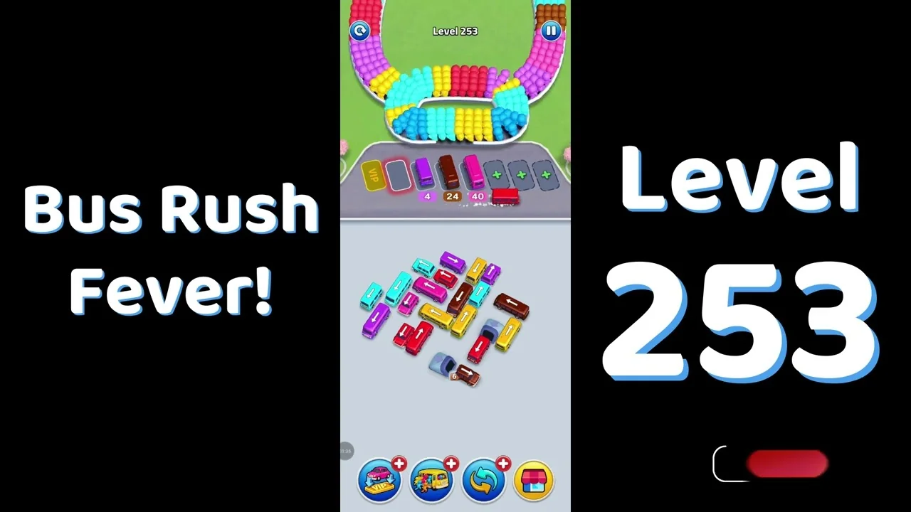 Bus Traffic Fever Level 253 board