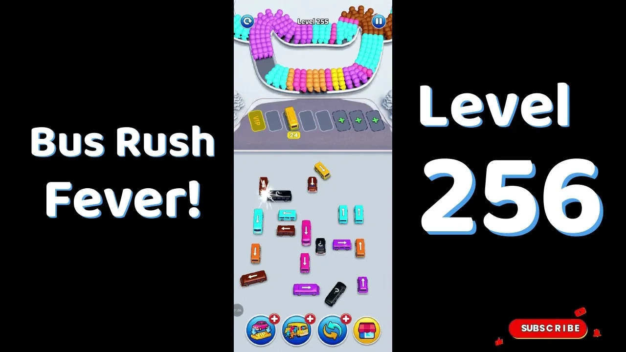 Bus Traffic Fever Level 256 board