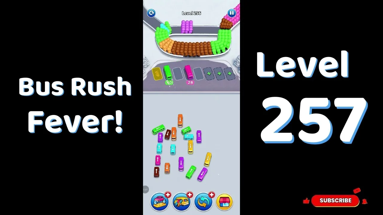 Bus Traffic Fever Level 257 board