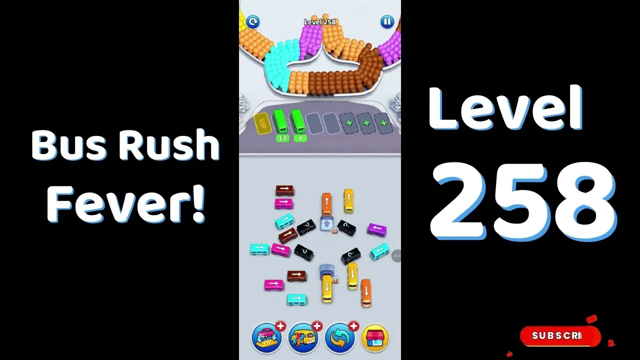 Bus Traffic Fever Level 258 board
