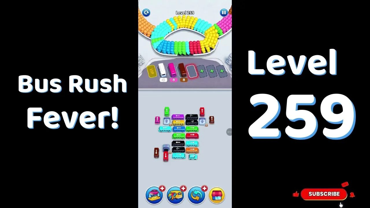Bus Traffic Fever Level 259 board