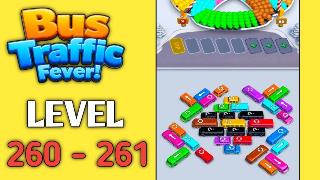 Bus Traffic Fever Level 260 board