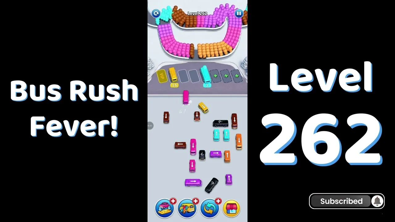 Bus Traffic Fever Level 262 board
