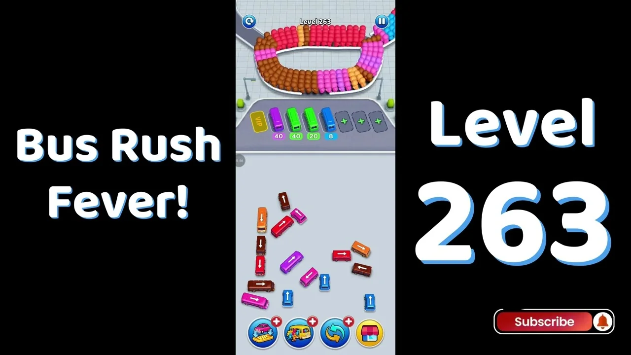 Bus Traffic Fever Level 263 board