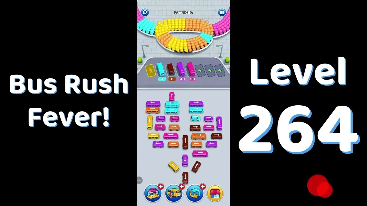 Bus Traffic Fever Level 264 board