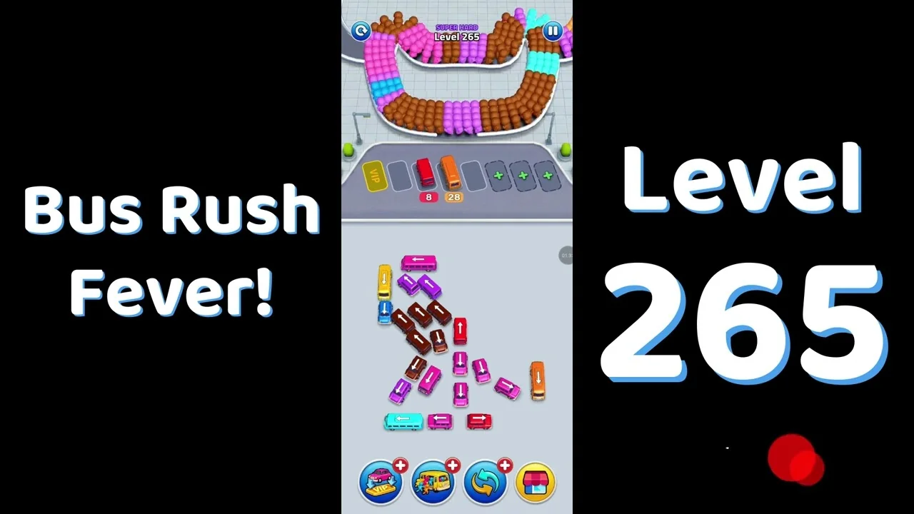 Bus Traffic Fever Level 265 board