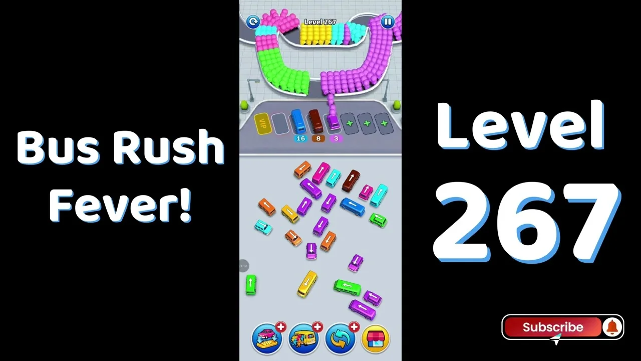 Bus Traffic Fever Level 267 board
