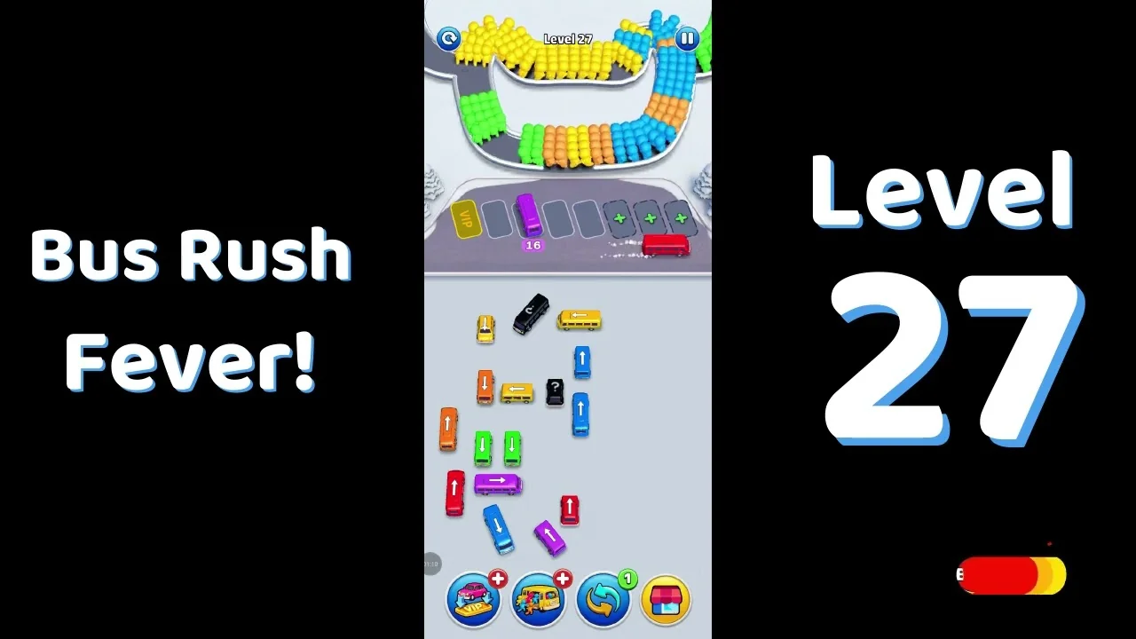 Bus Traffic Fever Level 27 board