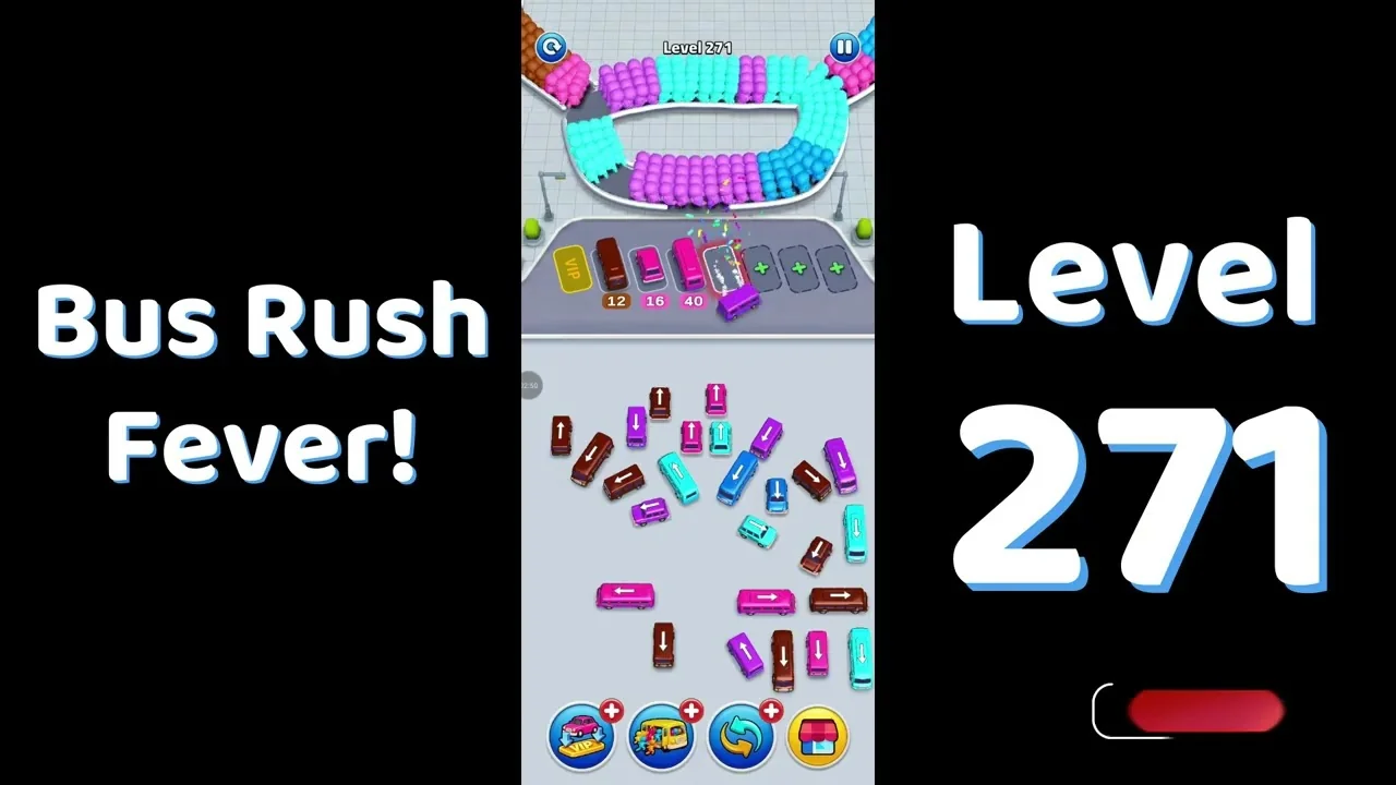 Bus Traffic Fever Level 271 board