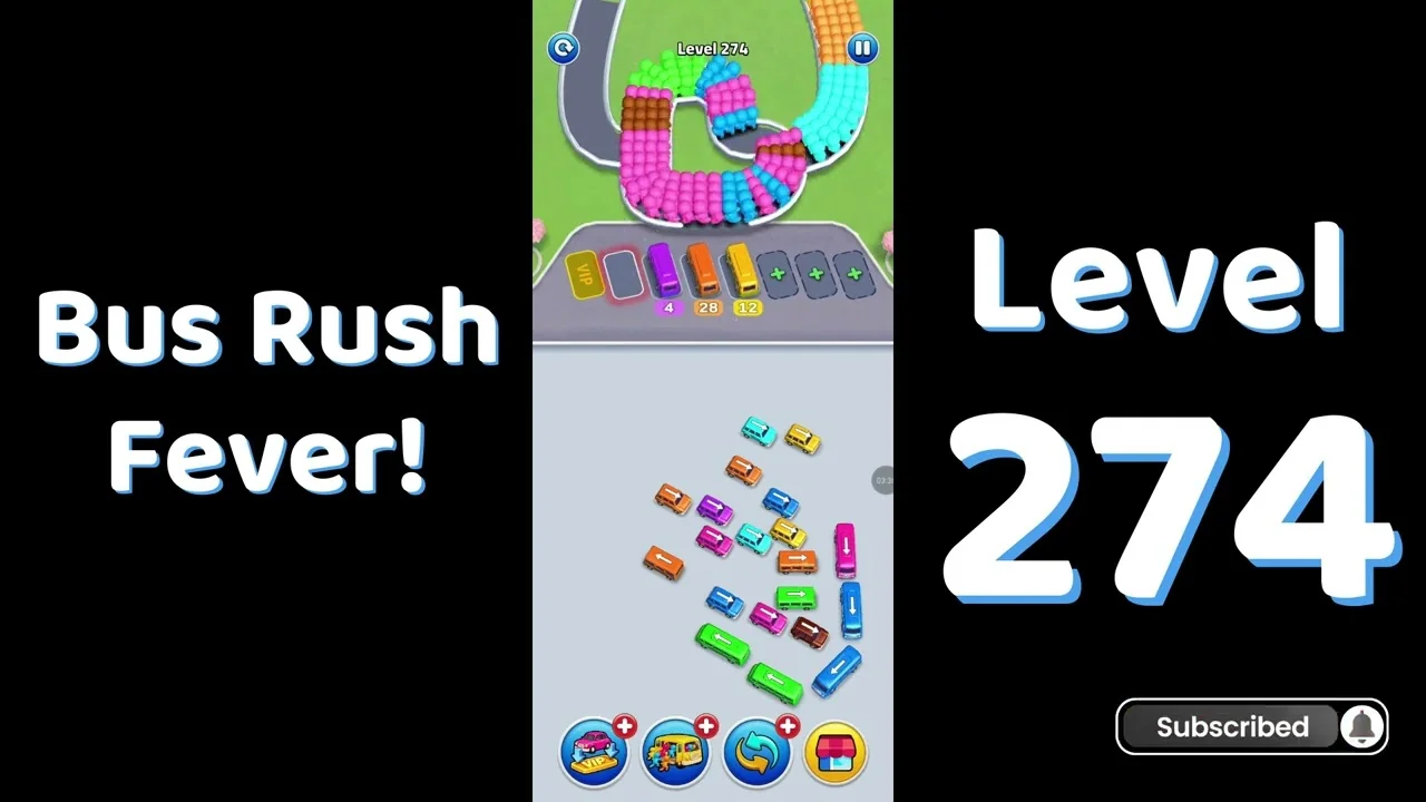 Bus Traffic Fever Level 274 board