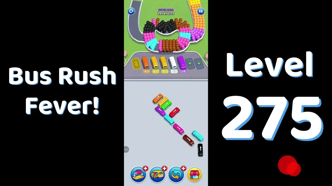 Bus Traffic Fever Level 275 board