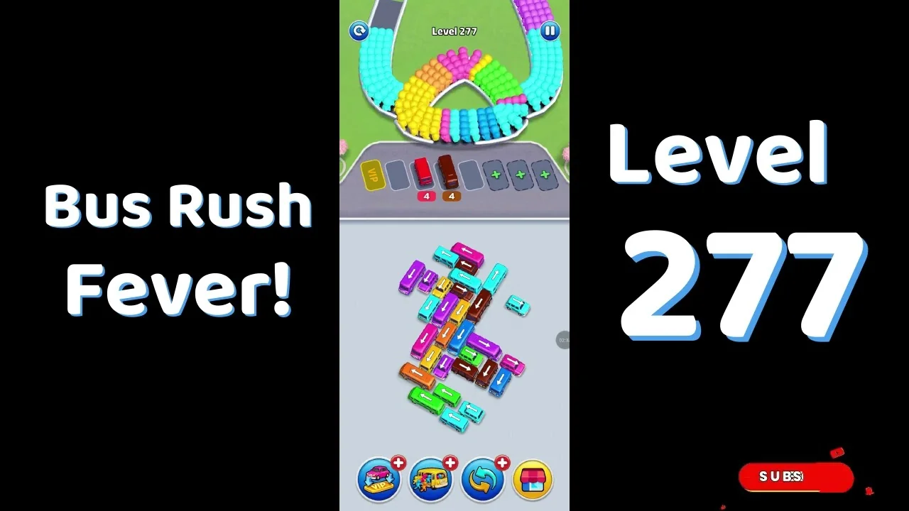Bus Traffic Fever Level 277 board