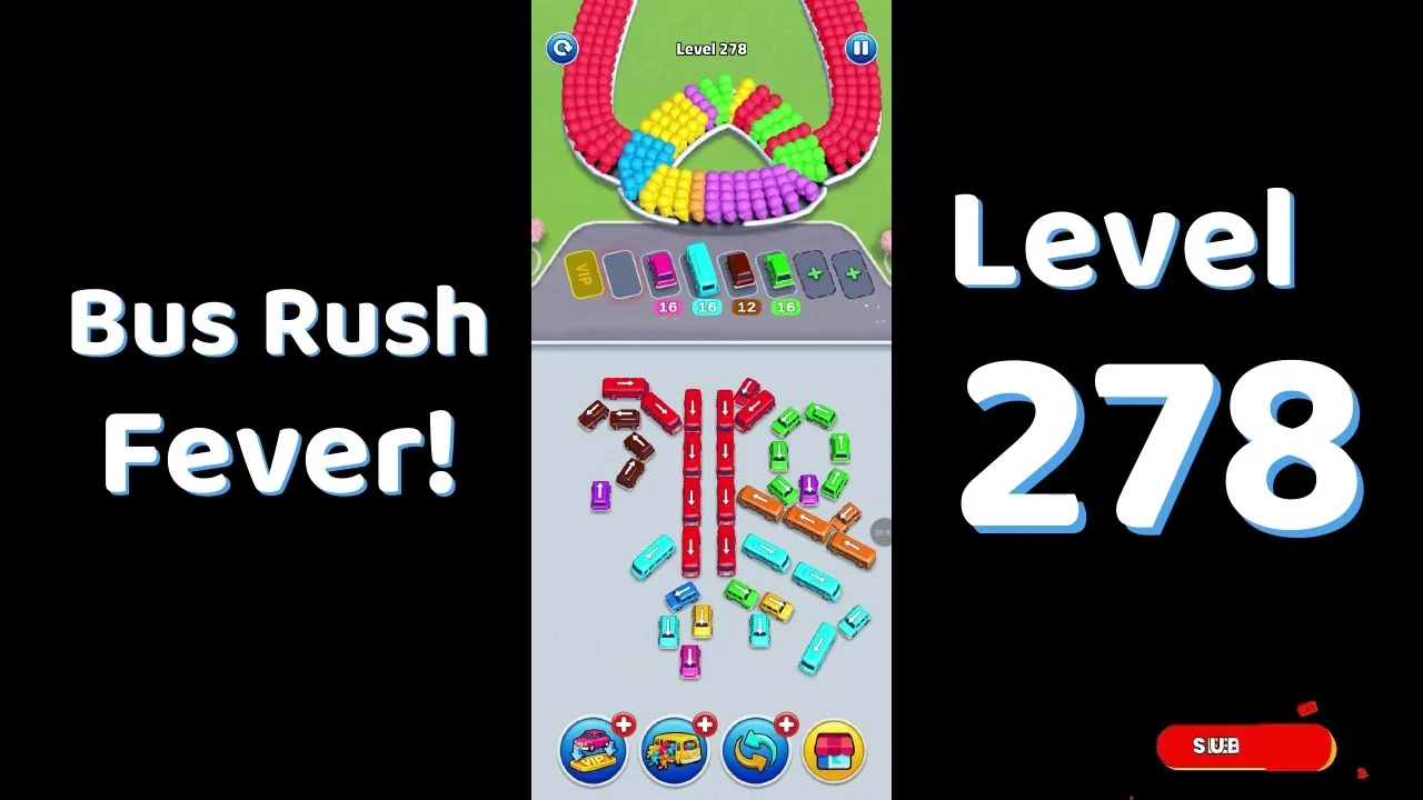 Bus Traffic Fever Level 278 board