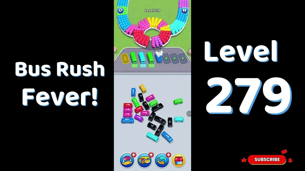 Bus Traffic Fever Level 279 board