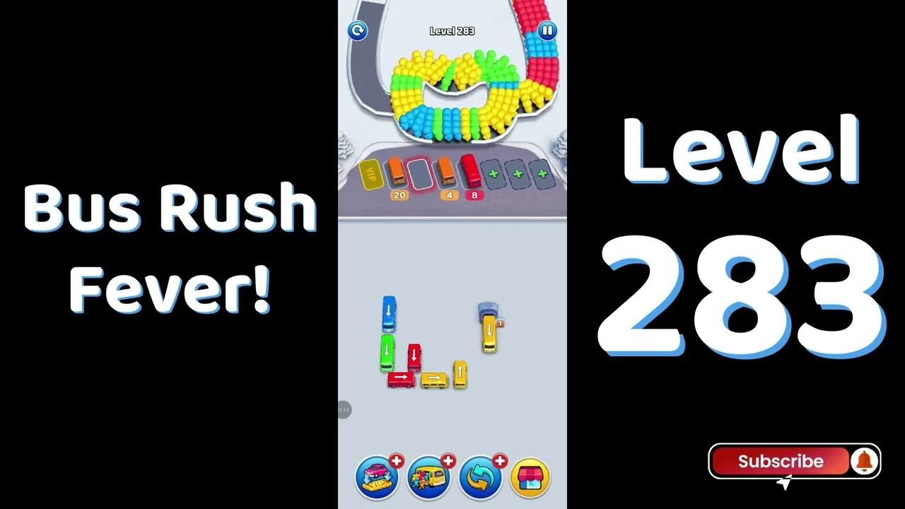 Bus Traffic Fever Level 283 board