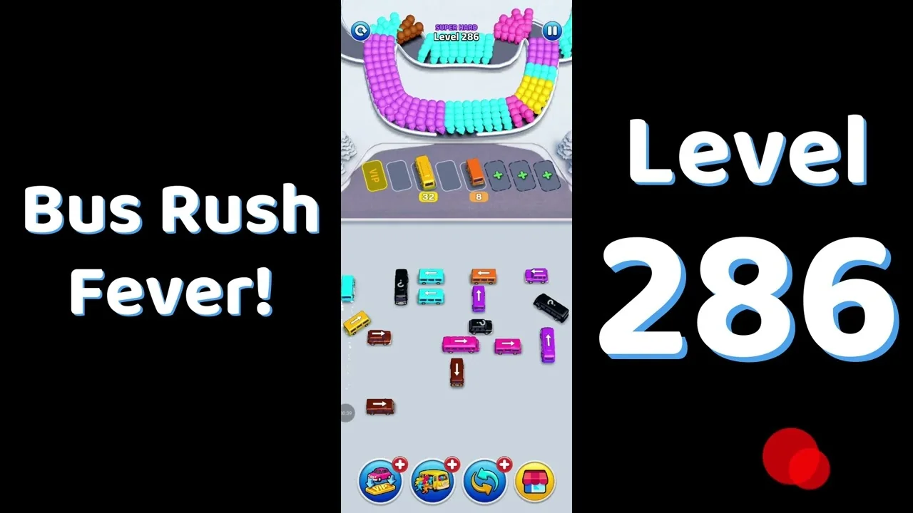 Bus Traffic Fever Level 286 board