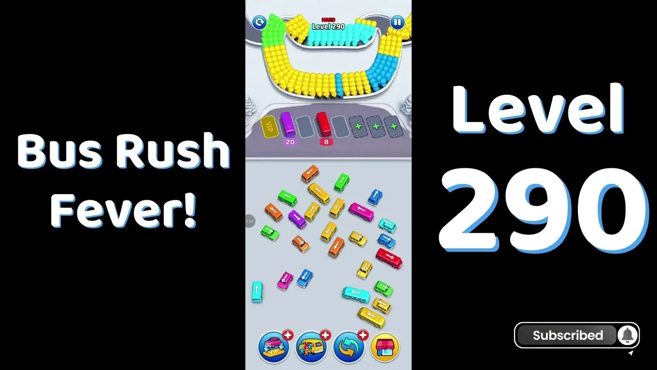 Bus Traffic Fever Level 290 board