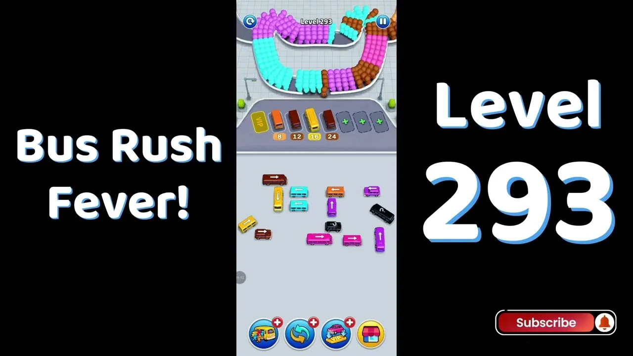 Bus Traffic Fever Level 293 board