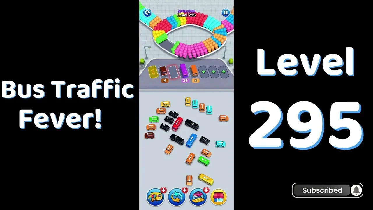 Bus Traffic Fever Level 295 board