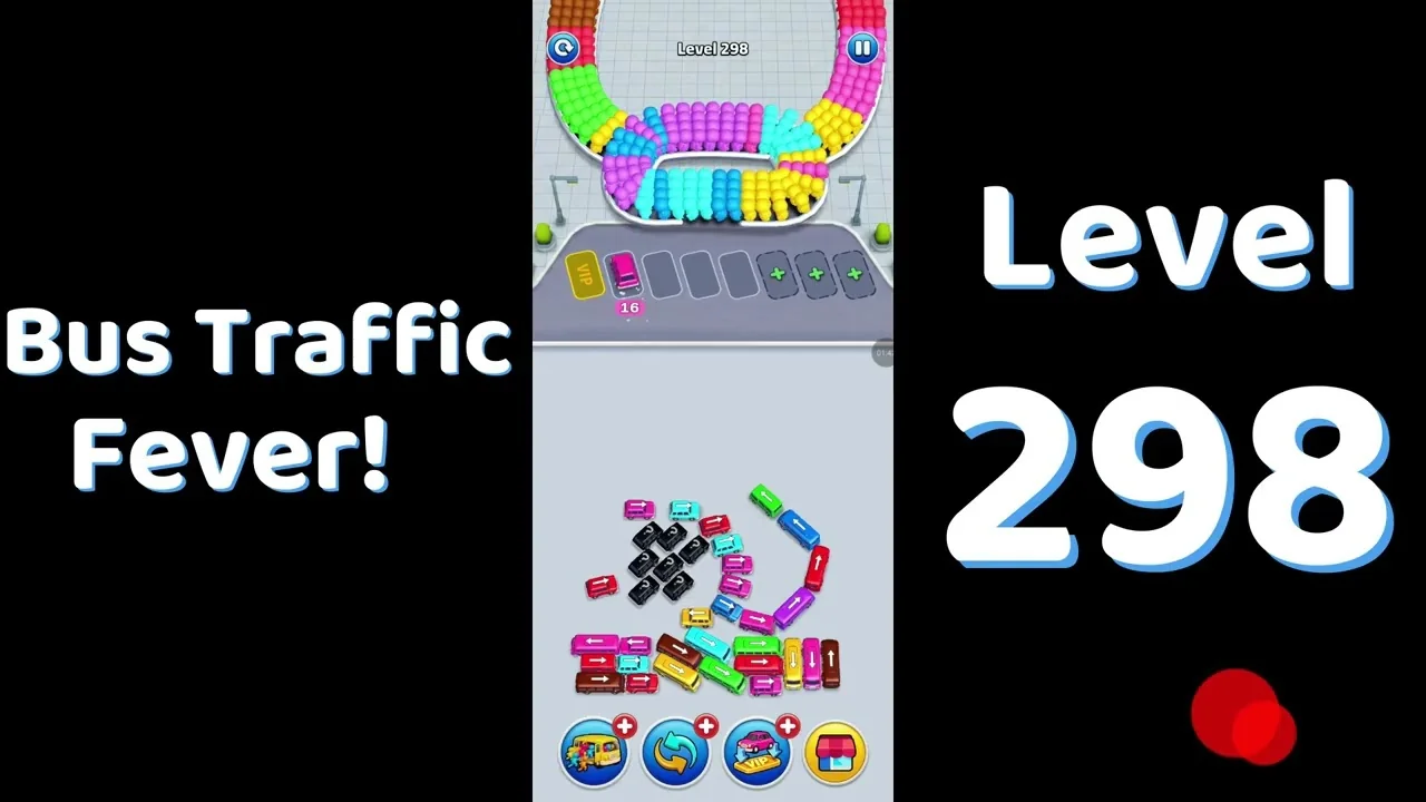 Bus Traffic Fever Level 298 board