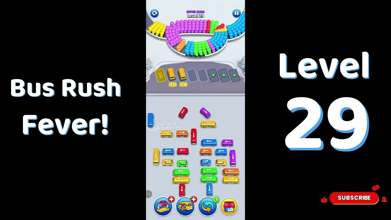 Bus Traffic Fever Level 30 board