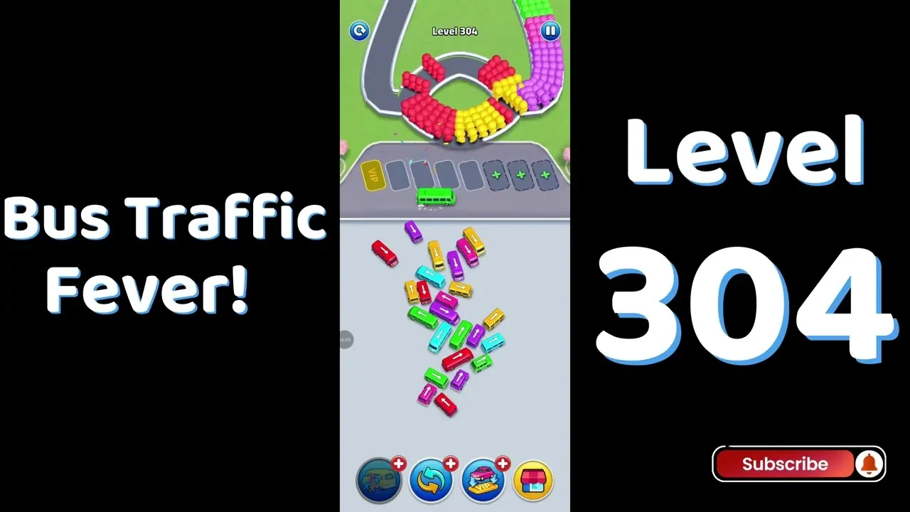 Bus Traffic Fever Level 304 board