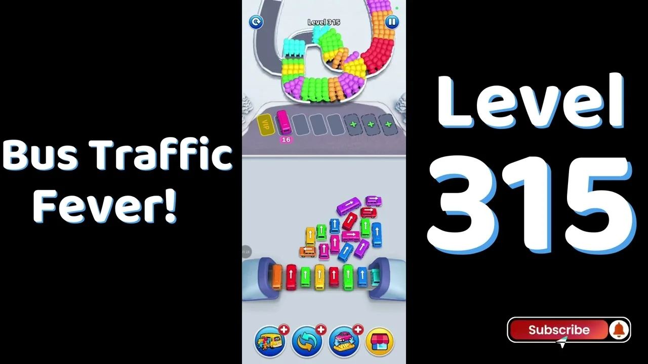 Bus Traffic Fever Level 315 board