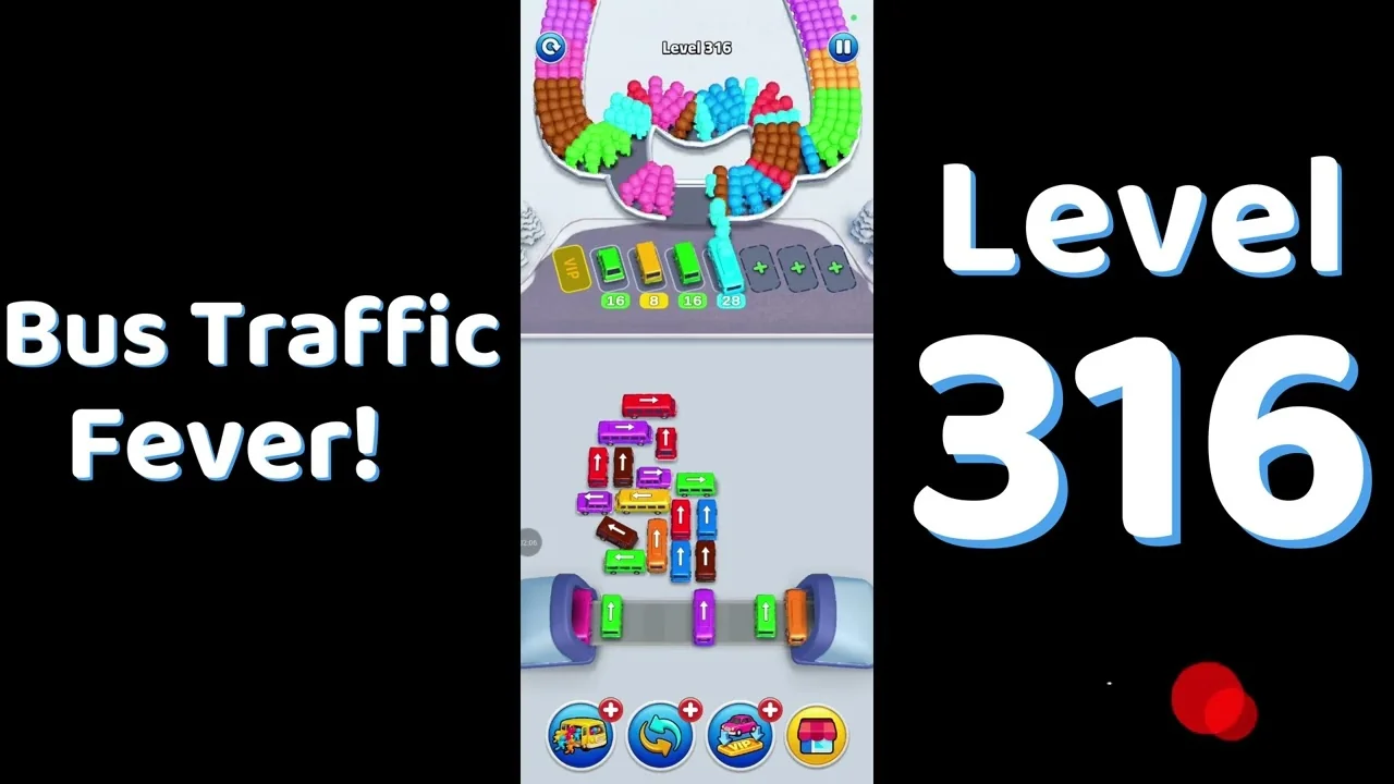 Bus Traffic Fever Level 316 board