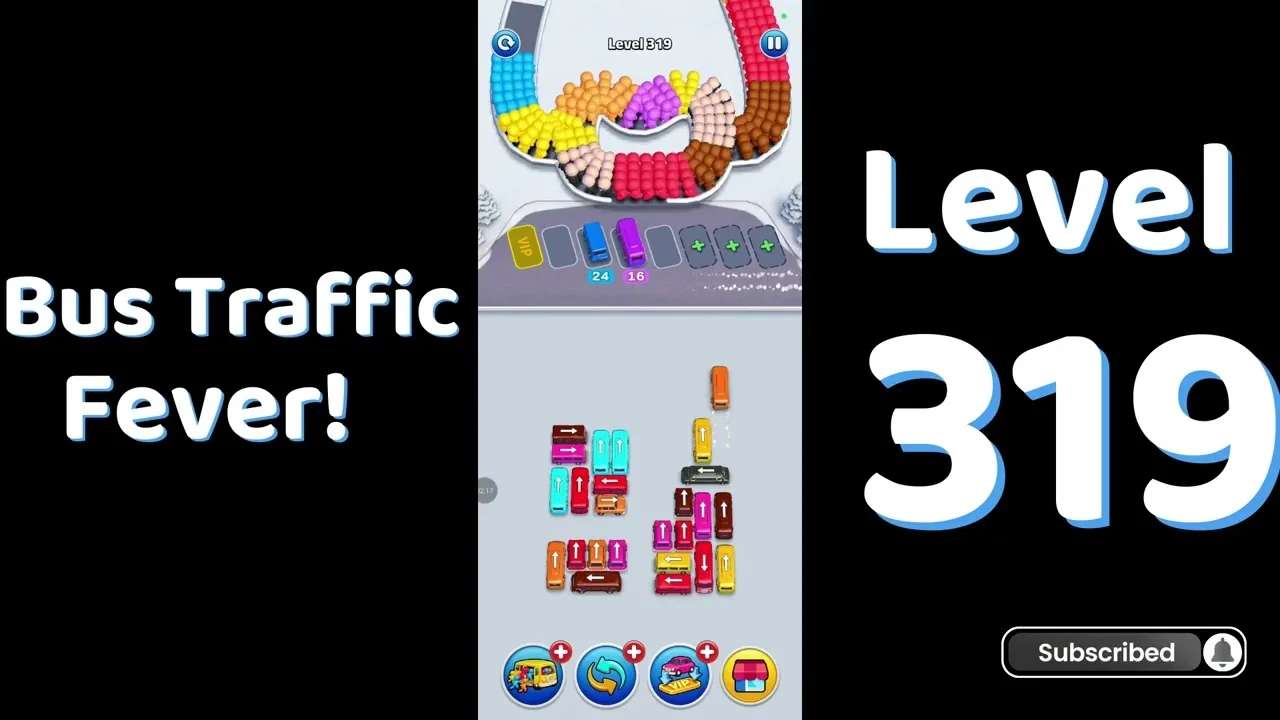Bus Traffic Fever Level 319 board