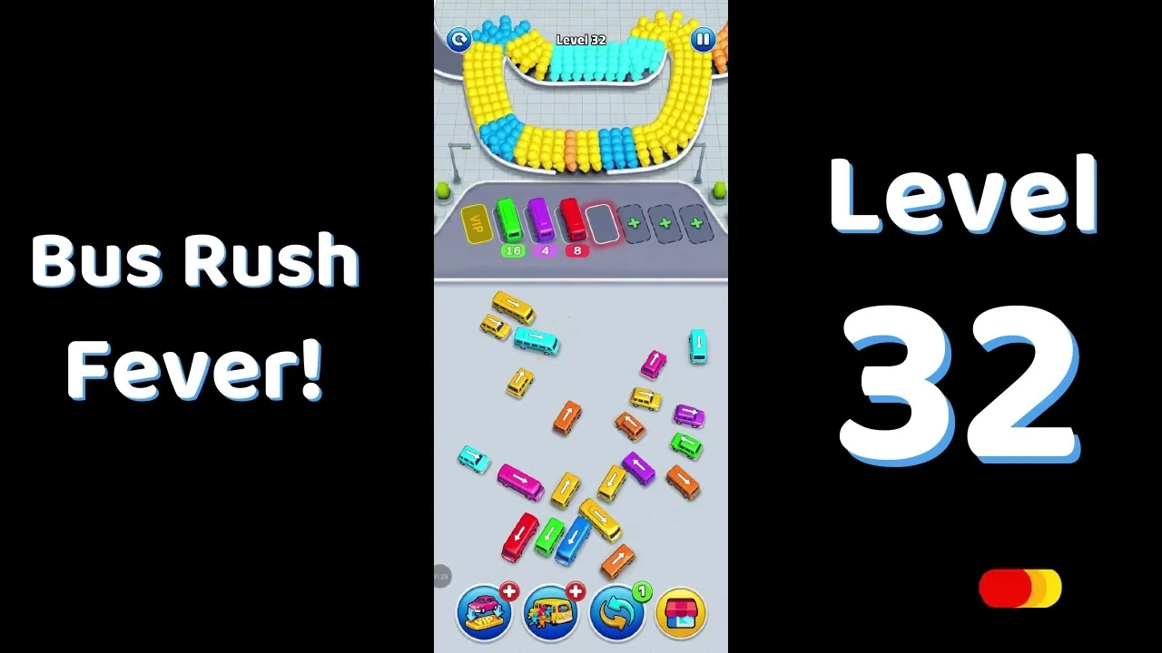 Bus Traffic Fever Level 32 board