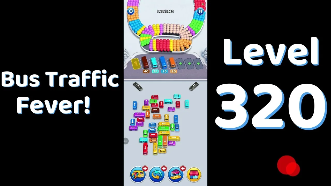 Bus Traffic Fever Level 320 board