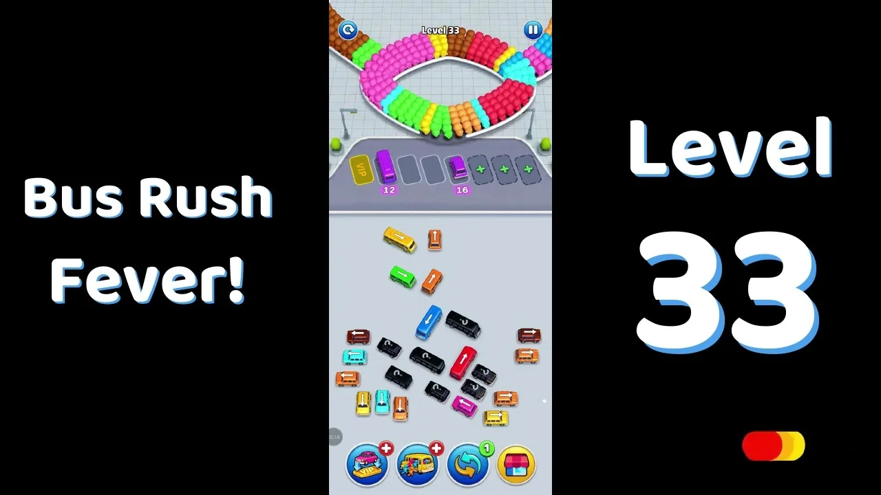 Bus Traffic Fever Level 33 board