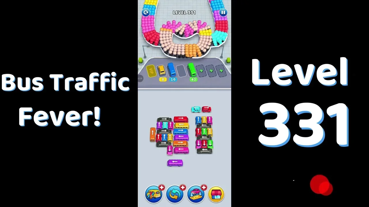 Bus Traffic Fever Level 331 board