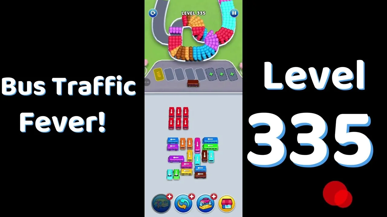 Bus Traffic Fever Level 335 board