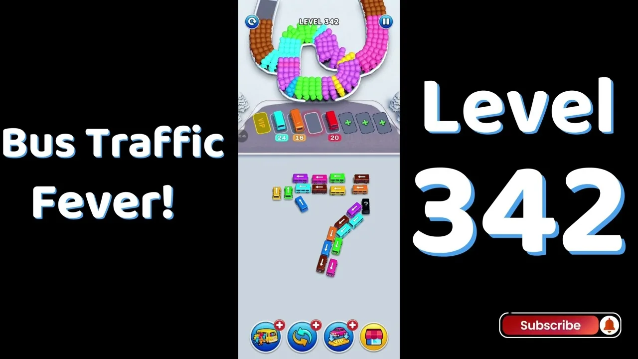 Bus Traffic Fever Level 342 board