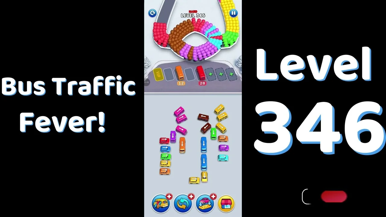 Bus Traffic Fever Level 346 board