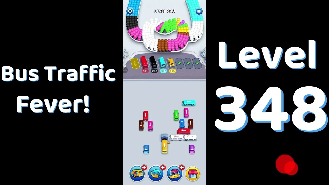 Bus Traffic Fever Level 348 board
