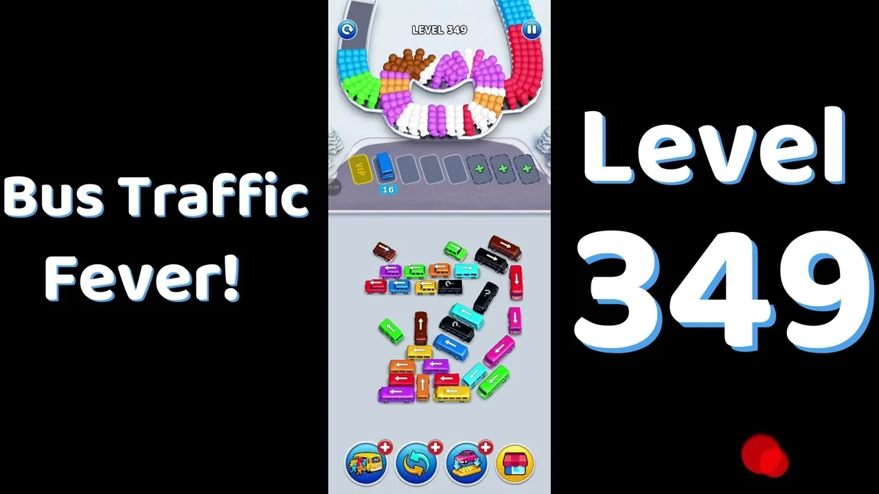 Bus Traffic Fever Level 349 board