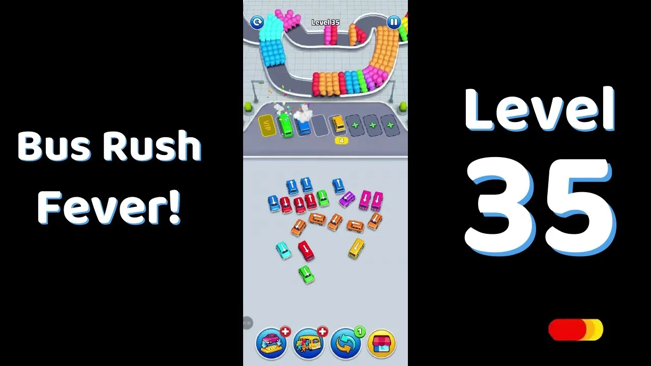 Bus Traffic Fever Level 35 board