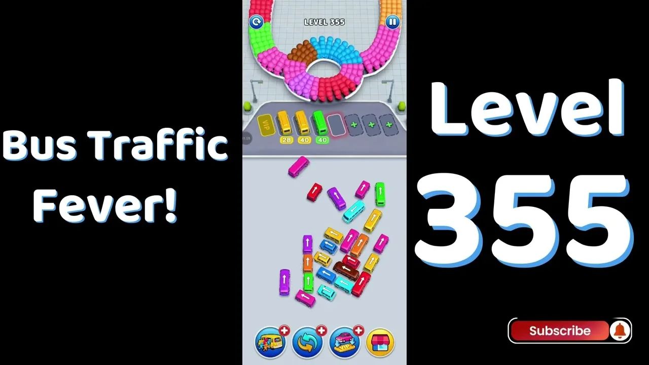 Bus Traffic Fever Level 355 board