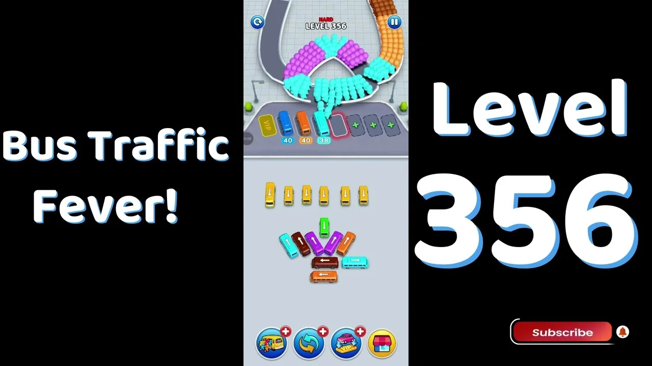 Bus Traffic Fever Level 356 board