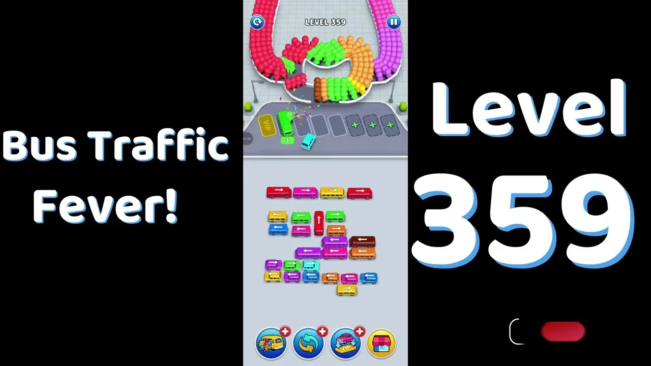Bus Traffic Fever Level 359 board