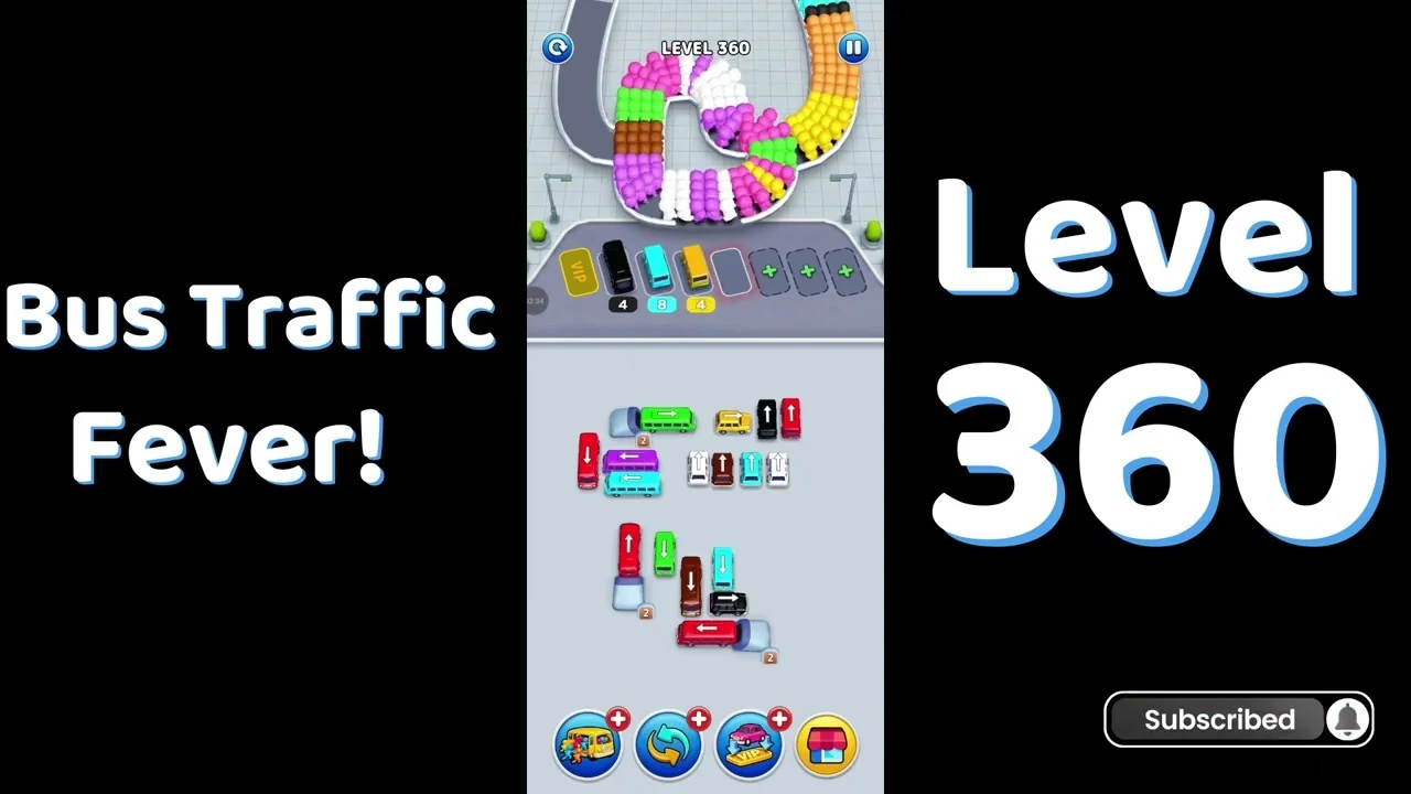 Bus Traffic Fever Level 360 board