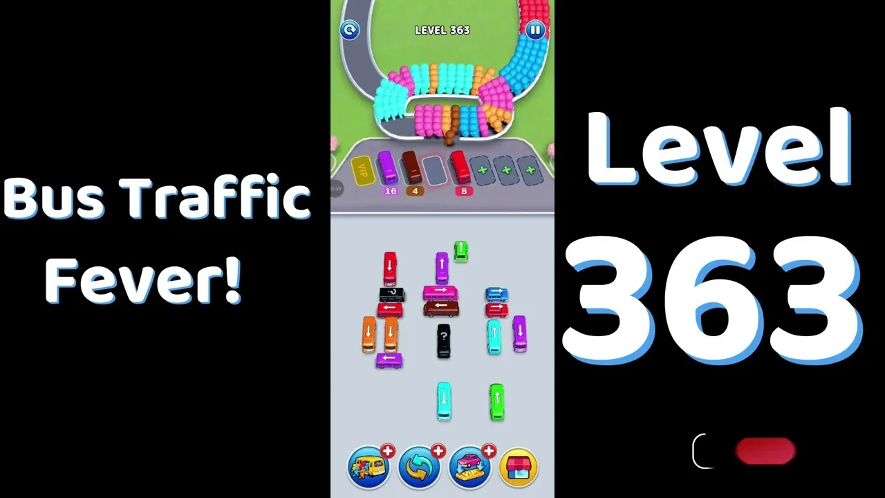 Bus Traffic Fever Level 363 board