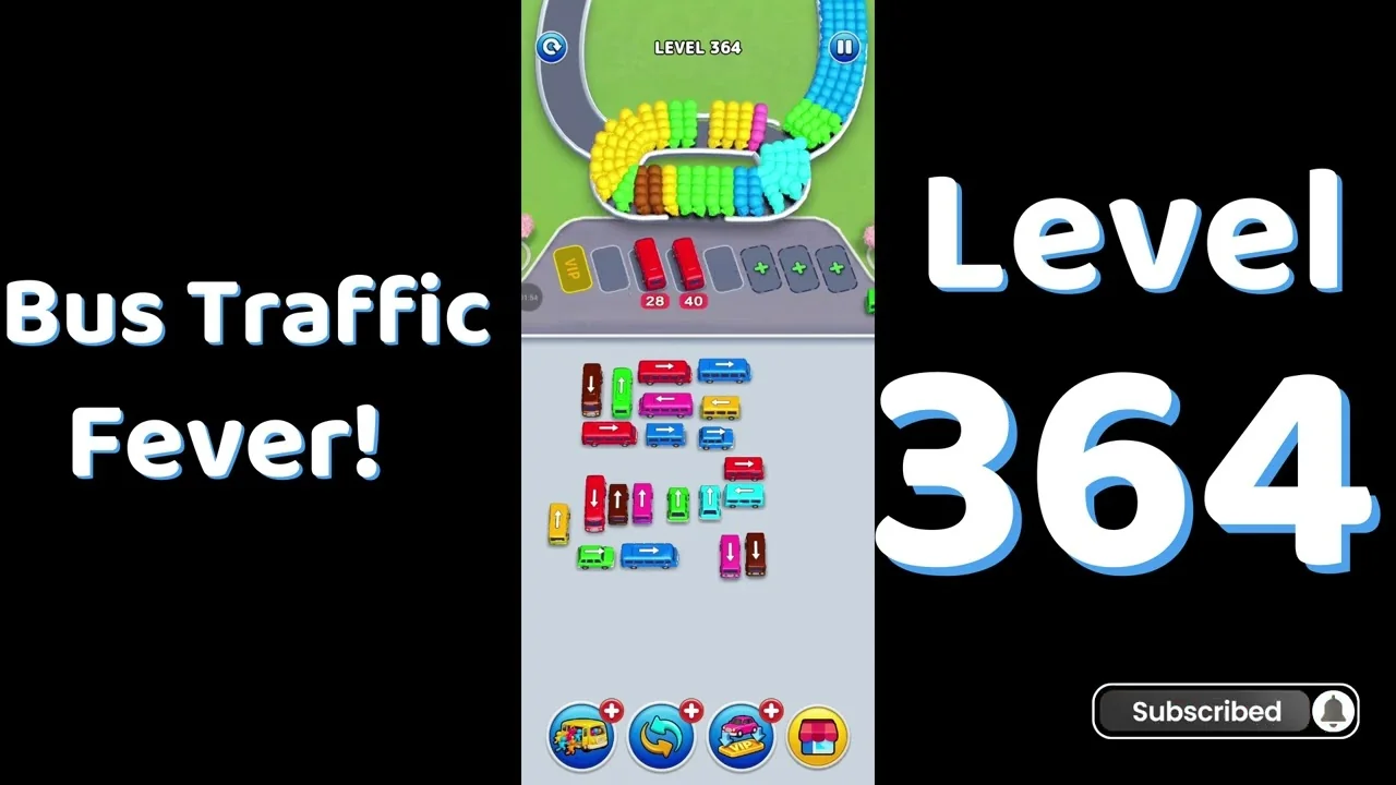 Bus Traffic Fever Level 364 board