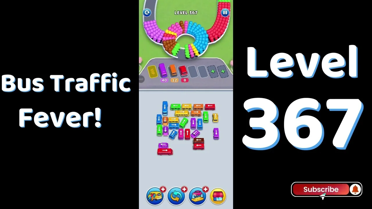 Bus Traffic Fever Level 367 board
